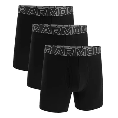 Abbildung von Under Armour Underwear Performance Solid 3 PACK Panties, Herren, Größe: 3XL, Black