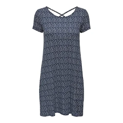 Abbildung von ONLY Onlbera BACK Freizeitkleid, Damen, Größe: XS, Night sky