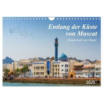Abbildung von Entlang der Küste von Muscat (Wandkalender 2025 DIN A4 quer), CALVENDO Monatskalender