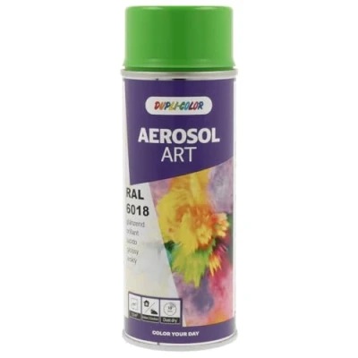 Abbildung von Dupli Color 722639 AEROSOL ART RAL 6018 gelbgrün glänzend 400 ml