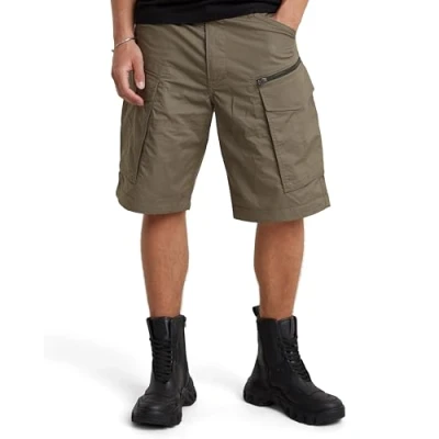 Abbildung von G Star RAW Herren Rovic Zip Relaxed Shorts, Braun (Turf D08566 D308 273), 28