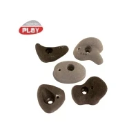 Abbildung von NORDIC PLAY klatresten 5 stk. i polyresin sort/grå inkl. skruer (805 464)
