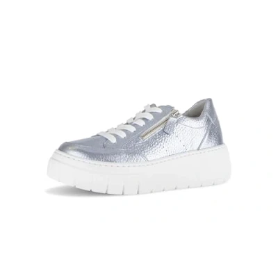 Abbildung von Gabor Damen Low Top Sneaker, Frauen Halbschuhe,Strassenschuhe,Sportschuhe,Freizeitschuhe,Turnschuhe,Laufschuhe,Freizeit,Azur,41 EU / 7.5 UK