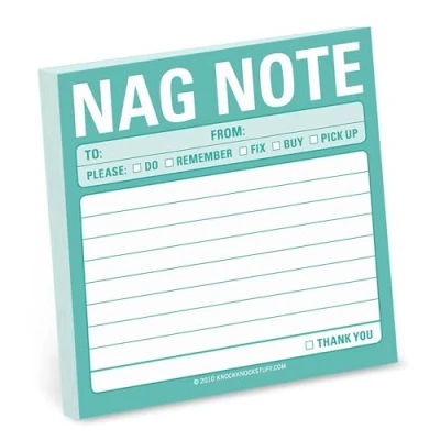 Abbildung von Nag Note: Sticky Note