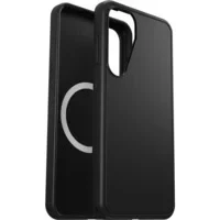 Abbildung von OtterBox Symmetry Series Hülle mit Magneten für Samsung Galaxy S25+, stoßfest, sturzsicher, dünne Schutzhülle, 3X mehr Stürze als nach Militärstandard, Schwarz, Keine Einzelhandelsverpackung
