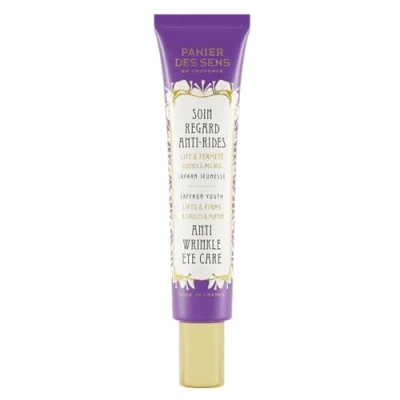 Abbildung von Panier des Sens Faltencreme Augenpartie von Frauen Hyaluronsäure + Safran Extrakt Hautstraffung Gesichtspflege Made in France 97% Natürliche Inhaltsstoffe 15ml