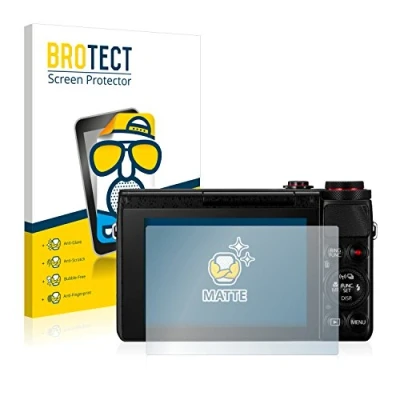 Abbildung von BROTECT Entspiegelungs Schutzfolie für Canon PowerShot G7 X G7X (2 Stück) Matte Displayschutz Folie, Anti Reflex, Fingerprint