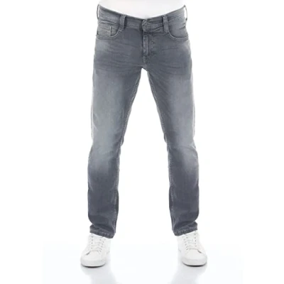 Abbildung von Mustang Oregon Jeans Tapered Fit, Herren, Größe: 34x32, Light grey denim