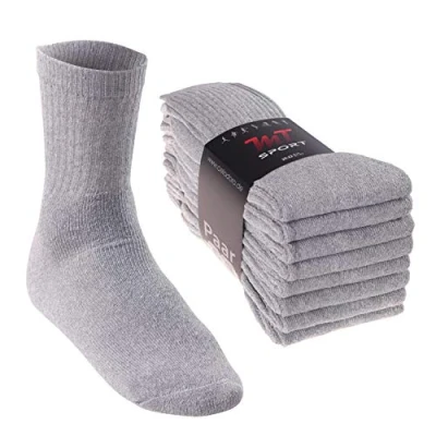 Abbildung von MT Damen und Herren Sport Freizeitsocken (8 Paar) Tennissocken Sportgrau 39 42