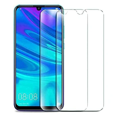 Abbildung von Cracksin Panzerfolie kompatibel mit Huawei P smart 2019 [2 Stück] Displayschutzfolie, Schutzfolie [kein Glas] 9H,100% Fingerabdrucksensor Nano Tech