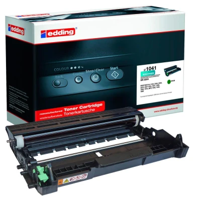 Abbildung von edding Trommel EDD 1041 schwarz kompatibel zu brother DR 2200