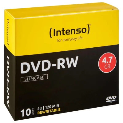 Abbildung von Intenso DVD Rohling RW, 4,7 GB, mehrfach beschreibbar