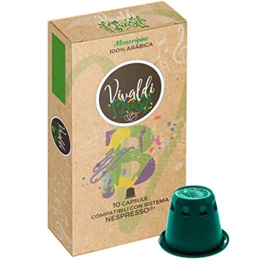 Abbildung von Vivaldi Master Origin Brazil 100% Arabica 100 Nespresso®* Kompatible Kaffeekapseln