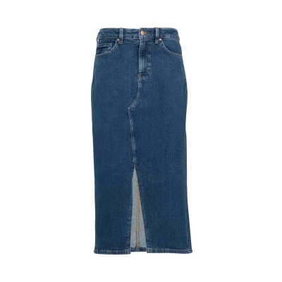 Abbildung von QS Jeansrock, Damen, Größe: 36, Blau