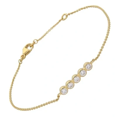 Abbildung von GLIZZ GL8812 Damen Armband Gold 333/8K mit Zirkonia