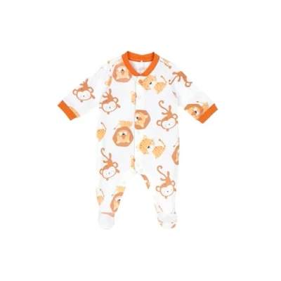 Abbildung von Chicco Front AND LEG Opening Strampler für Kinder, Größe: 68, Orange