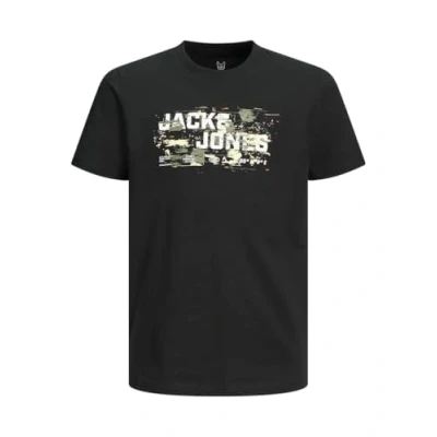 Abbildung von Jack &amp; Jones Junior LOGO Tshirt print für Kinder, Größe: 140, Navy blazer