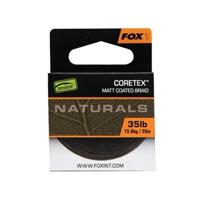 Abbildung von Fox Edges Naturals Coretex Hooklink 25lb (20m) Karpfen Vorfachmaterial