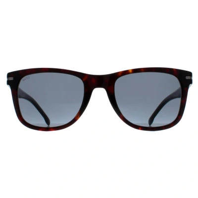 Abbildung von Hugo BOSS Herren 1508/S 086/IR Gläser SONNENBRILLEN Biokrise Havanna Grau Quadratisch
