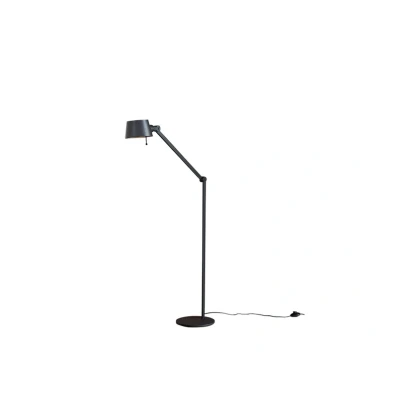 Abbildung von Lucande Stehleuchte Silka, 173 cm, schwarz, verstellbar, E27