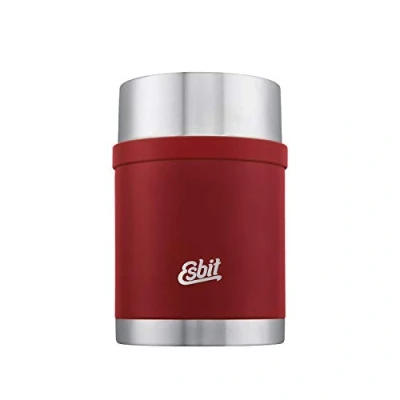 Abbildung von Esbit Thermobehälter Sculptor für Essen Warmhaltebehälter 750 ml in Burgundy aus Edelstahl warme und kalte Speisen