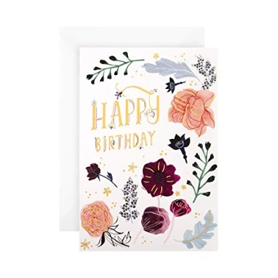 Abbildung von Hallmark Geburtstagskarte Blumenmuster &quot;Good Mail&quot; Design