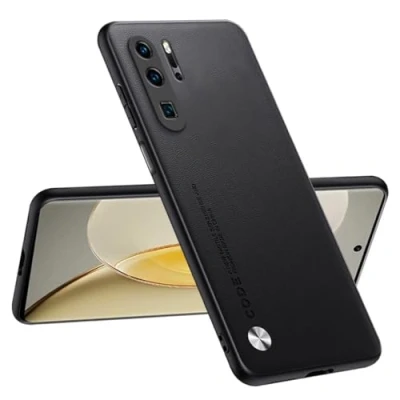 Abbildung von Topme Handyhülle Kompatibel mit Huawei P30 Pro / New Edition (6.47&quot;) Sicherer und Stilvoller Schutz Schwarz
