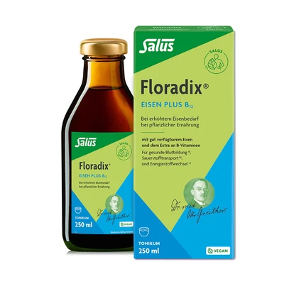 Abbildung von Floradix Eisen plus B12 Tonikum 250 ml