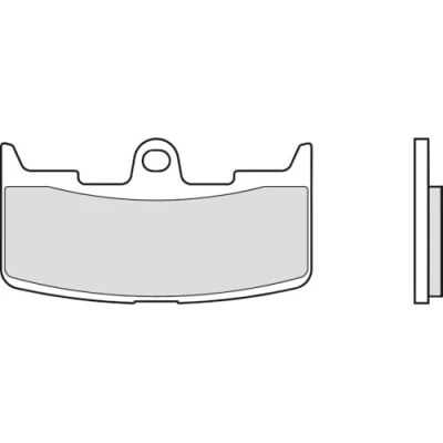 Abbildung von Bremsbelagsatz BREMBO 07GR68SA