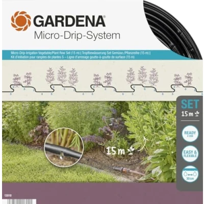 Abbildung von Gardena Bewässerungssystem Micro Drip System Start Sets Pflanzreihen