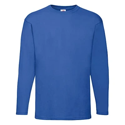 Abbildung von Fruit of the Loom Langarm T Shirt 610380 Gr. XXL, Blue Royal