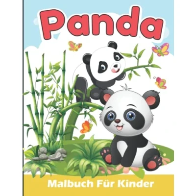 Abbildung von Panda Malbuch für Kinder: Malvorlagen Jungen und Mädchen