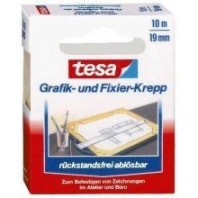 Abbildung von tesa Kreppband 19 mm x 10 m beige
