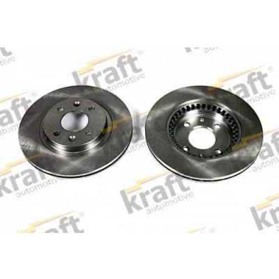 Abbildung von KRAFT 6045070 Bremsscheibe 259, 259,0 20,6 4 Belüftet RENAULT: TWINGO 2, CLIO 1, DACIA: Sandero I, Logan I MCV, Limousine