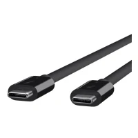 Abbildung von Belkin Thunderbolt 3 USB C Kabel (0,8 m, 40 Gbit/s, 5K, 100 W, Typ 3.1) schwarz