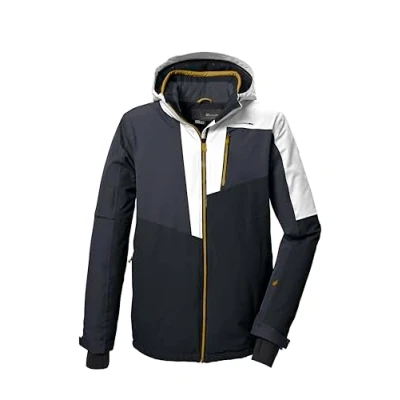 Abbildung von killtec Herren Skijacke/Funktionsjacke mit abzippbarer Kapuze und Schneefang KSW 76 MN SKI JCKT, cloud grey, M, 41964 000