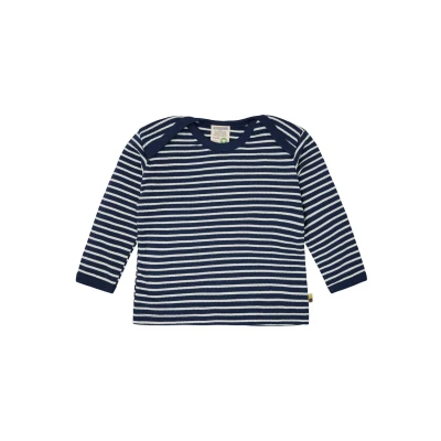 Abbildung von loud + proud Gestreift MIT Langarmshirt für Kinder, Größe: 62/68, Ultramarine