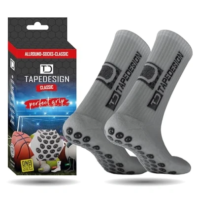 Abbildung von Tapedesign Allround Classic Socken Sportsocken, Herren, Größe: One Size, Light grey