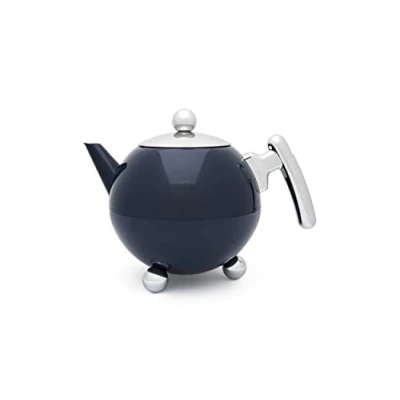 Abbildung von BREDEMEIJER Teekanne Bella Ronde 1,2l Edelstahl Oxford blau