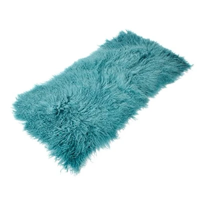 Abbildung von Reissner Lammfelle Tibet Lammfell Auflage TP1 60x120cm Farbe Turquoise/türkis JAY102