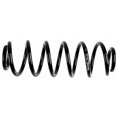 Abbildung von SACHS 994 454 Fahrwerksfeder Schraubenfeder mit konstantem Drahtdurchmesser Blau, gelb (2x) VOLKSWAGEN: CC, Golf 6 Variant, Cabrio