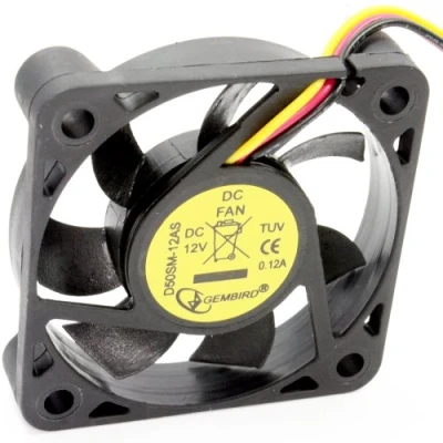 Abbildung von Lüfter 50 mm x 10 12v 0.12A Gleitlager Lager [3 pin]