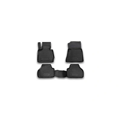 Abbildung von Element Passgenaue Premium Antirutsch Gummi Fußmatten BMW X3, (F25), schwarz