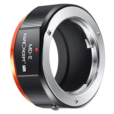 Abbildung von K&amp;F Concept M15105 MD NEX Hochpräziser Kupfer Bajonett Objektivadapter, für Objektiv auf Sony E Mount Kamera