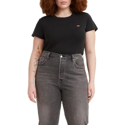 Abbildung von Levi&#039;s Plus BABY TEE Tshirt basic, Damen, Größe: 50/52, Caviar