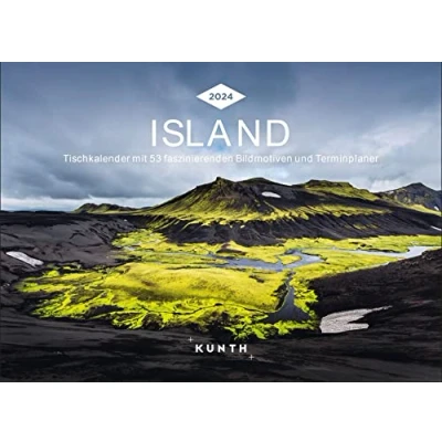 Abbildung von Island KUNTH Tischkalender 2024: Wochenkalender mit faszinierenden Fotomotiven und einem praktischen Terminplaner (KUNTH Wochenplaner)
