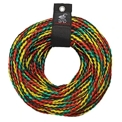 Abbildung von AIRHEAD Unisex Erwachsene Abschleppseil 1 4 Reiter Seil für Abschlepprohre, Multi, 9/16&quot;