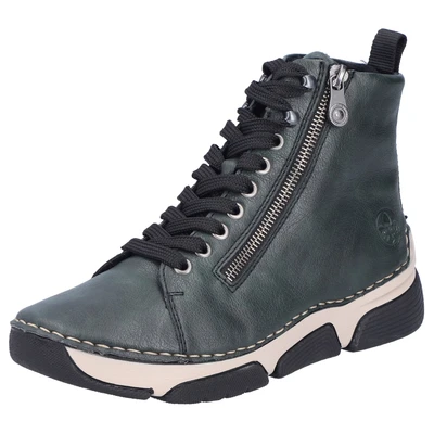 Abbildung von Rieker Sneaker high, Damen, Größe: 37, Grün Schuhe