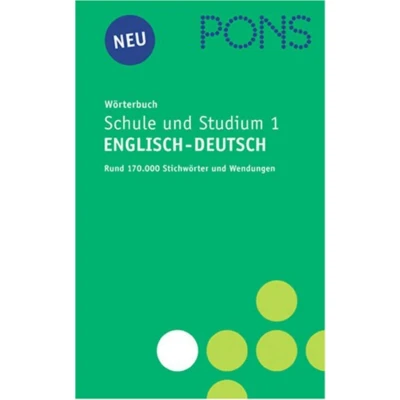 Abbildung von PONS Wörterbuch für Schule und Studium 1 Englisch Deutsch