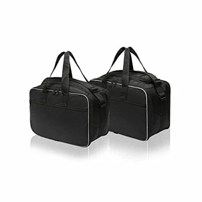 Abbildung von Getmore Parts Motorrad Innentaschen für Honda Africa Twin Kunststoff Seitenkoffer, 2 teilig I Motorradreisetasche, Motorradkoffer